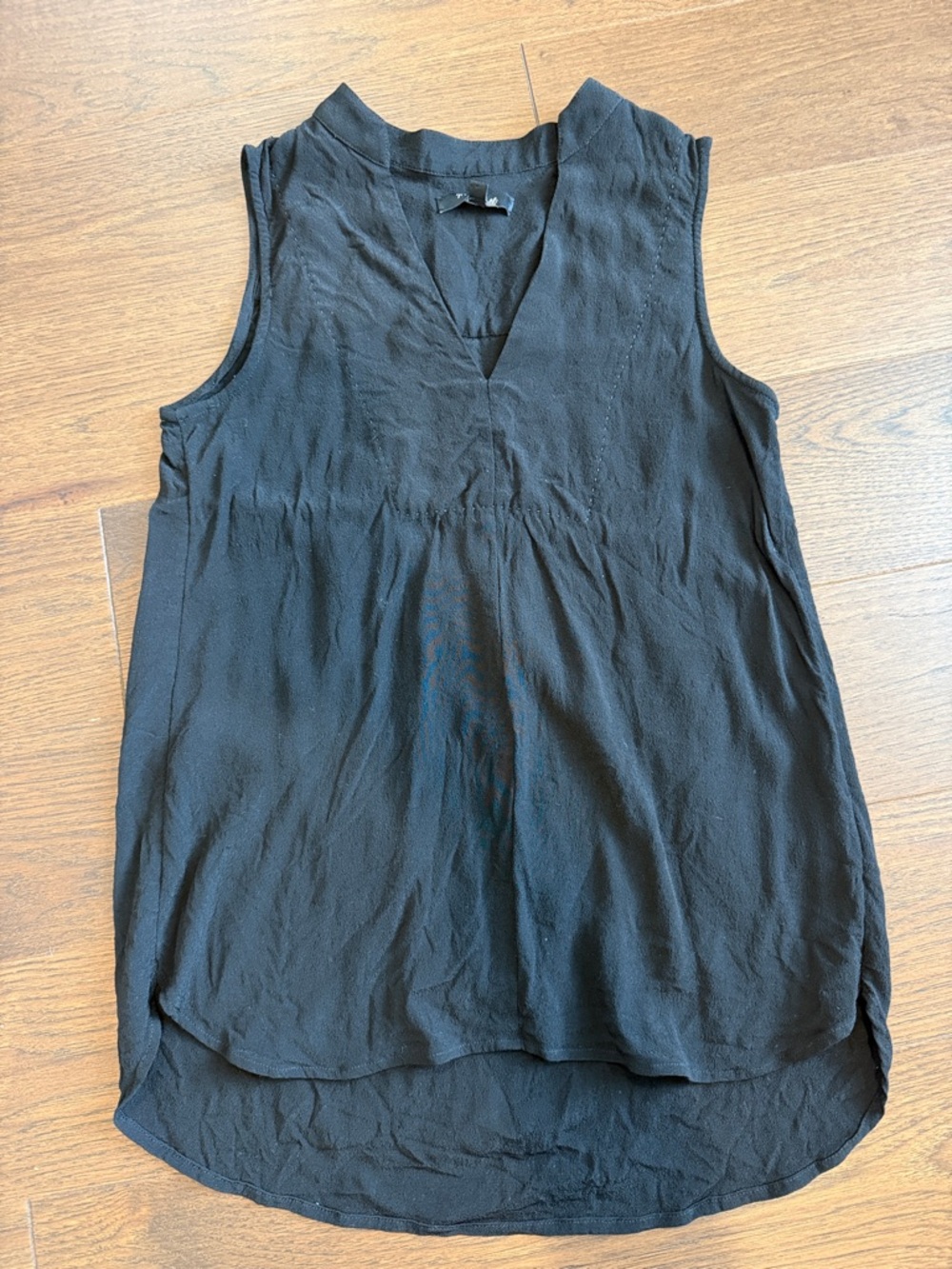 Madewell Black Sleeveless V-Neck Women's Top Size XXS - C37-018